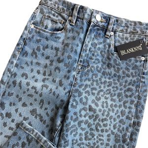 Blank nyc leopard jeans 27!